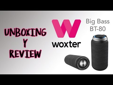 WOXTER Big Bass BT-80 | Altavoz Bluetooth | Review