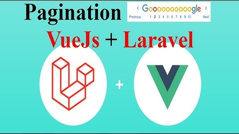 Pagination / Vue js + Laravel