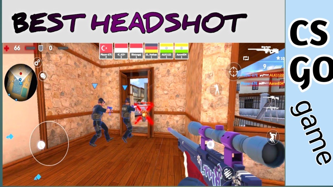 best gameplay cs go the best gun and best hadshot  game cs go gameplay #1