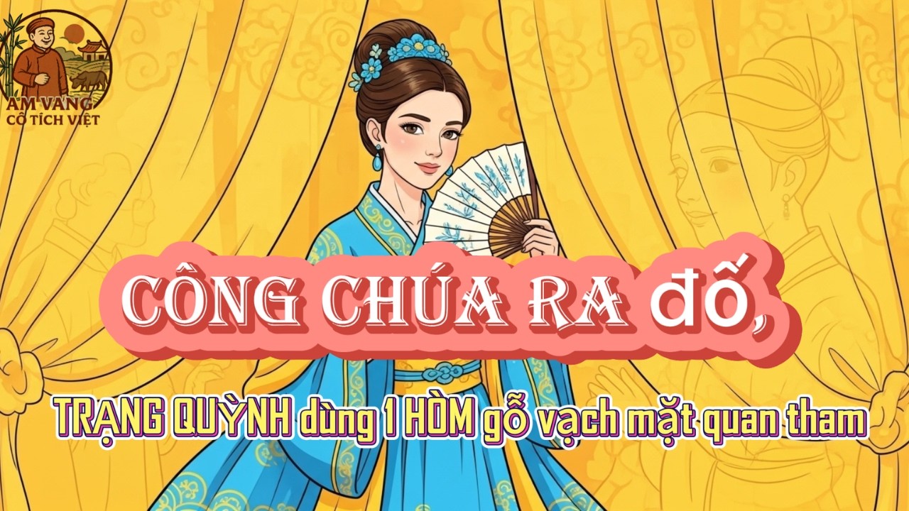 🎧 CÔNG CHÚA ra đố, TRẠNG QUỲNH dùng 1 HÒM gỗ vạch mặt quan tham | Âm Vang Cổ Tích Việt