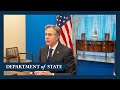 Secretary Blinken closing remarks at a virtual Ministerial meeting