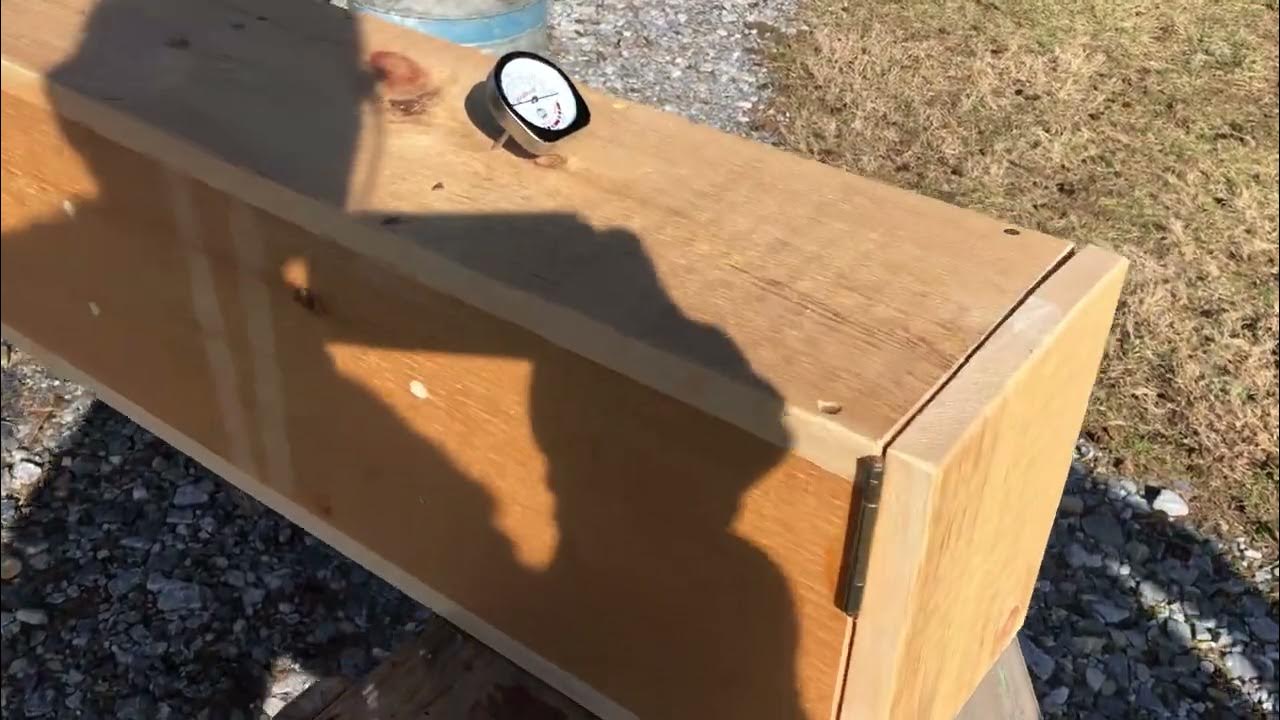 canoe building steam box; first fireup YouTube