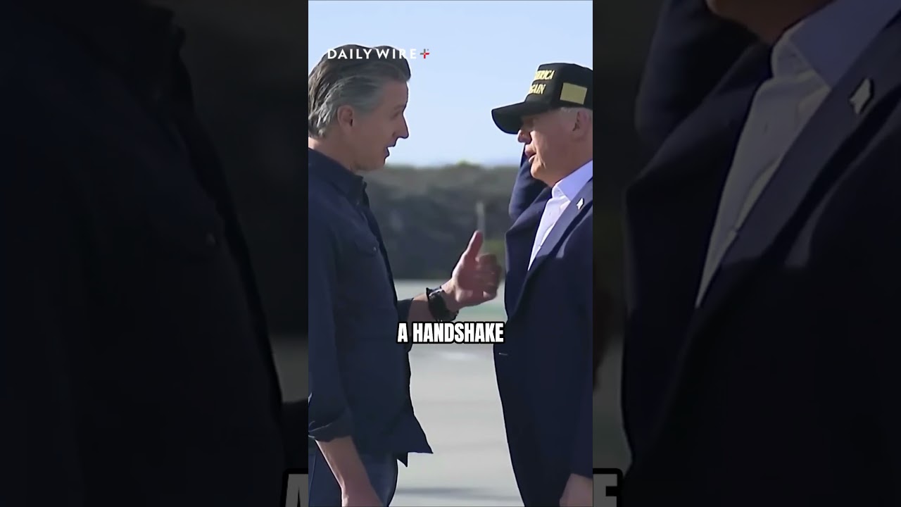 Gavin Newsom AMBUSHES President Trump