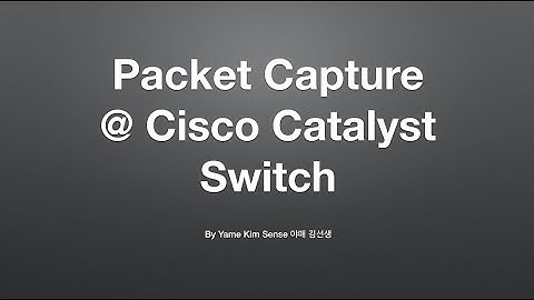 [ENG] Packet Capture @ Cisco Catalyst #wireshark #EPC #Embedded Packet Capture