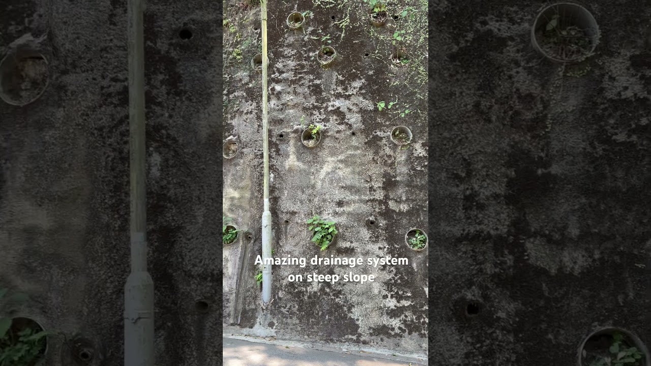 Interesting Drainage System to Improve Slope Stability against Rainfall in Honk Kong