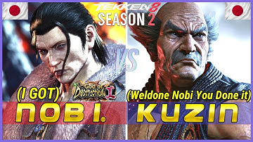 T8 ▰ NOBI (#4 Ranked Dragunov) Vs KUZIN (Heihachi) ▰ Tekken 8 High Level Gameplay