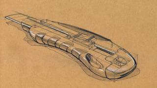 Industrial Design Sketching - Drawing and Shading a Utility Knife Timelapse of sketching and shading a utility knife on toned paper. Materials used are Südor kraft paper pad, Pentel Graphgear 500