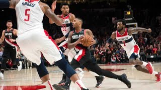 Morris 6 Threes! Dominates in OT vs Blazers! 201819 NBA Season