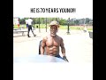 70 Year Old Man Started Working Out In His 40s! And Now He&#39;s YOUNG Forever! 💯🔥💪🏾#Shorts #workout