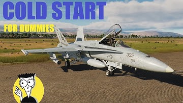 F/A-18 Hornet Cold Start for Dummies in DCS [Easy to follow Tutorial]