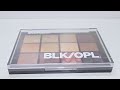 Blk  opl makeup true melanin high impact eyeshadow palette 