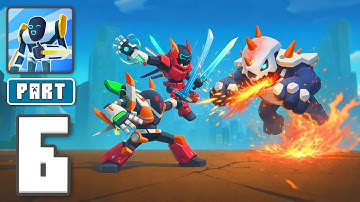 Mechangelion: Robot Fighting - Gameplay Walkthrough Part 6 - Fight Upgrade Win (iOS, Android)