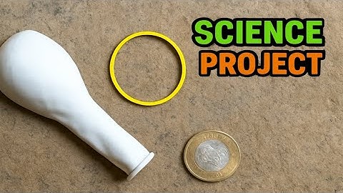 Easy Science Project | Balloon, Coin and Rubber Band Experiment