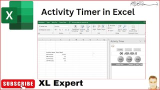 How to use the activity Timer in Excel