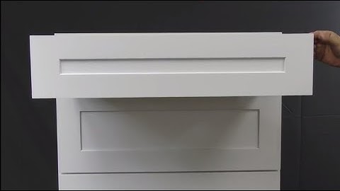 How to assemble an RTA Drawer Base Cabinet
