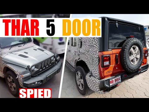 THAR 5 DOOR 4X4 | Spied During test, Full Leaked