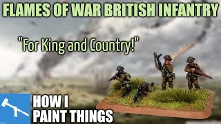 Flames of War British Infantry - Painting 15mm Figures [How I Paint Things]