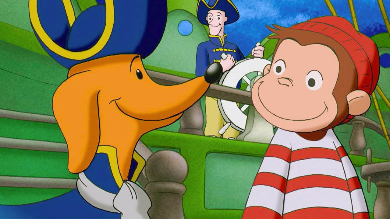 George sconfigge i pirati! 🐵 Curioso Come George 🐵 Cartoni per Bambini