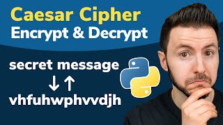 Caesar Cipher Program in Python | Encryption and Decryption With Caesar Cipher screenshot 5