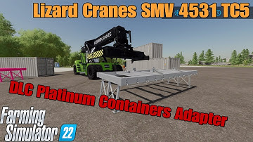 Lizard Cranes SMV 4531 TC5 / DLC Platinum Containers Adapter