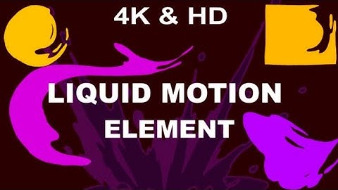 Liquid Elements Pack for After Effects | Liquid Motion Elements | Motion Grapics