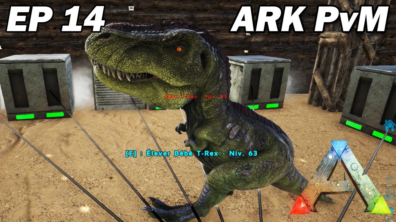 Enfin Un Bebe Rex Ark Survival Evolved 14 Youtube