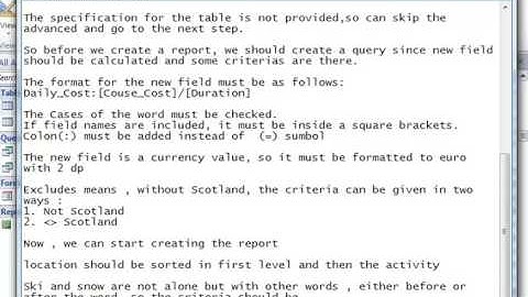 2016 PAPER 21 IGCSE ICT-MS ACCESS- PART 6