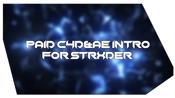 #422 Paid C4D&Æ Intro for ‎@Zapp3rBitz // i don