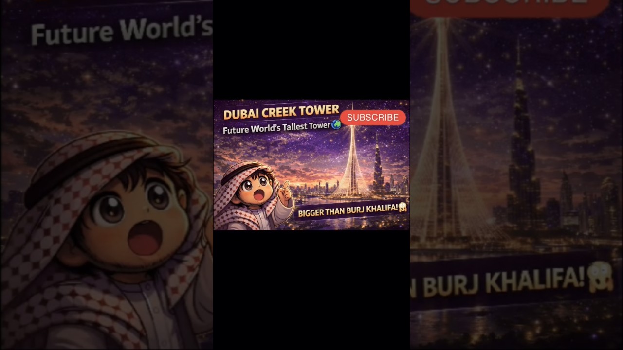 👉 Dubai Creek Tower 😱 | World’s Tallest Tower (Future) | Bigger Than Burj Khalifa 