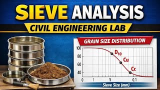 Sieve Analysis Experiment | Grain Size Distribution Test | Civil Engineering Lab