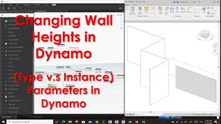 Change Wall Heights in Dynamo _ Controlling Type and Instance Parameters in Dynamo