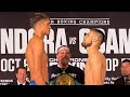 GIANT SEBASTIAN FUNDORA TOWERS OVER CARLOS OCAMPO AT WEIGH IN • FULL FUNDORA VS OCAMPO CARD WEIGH IN