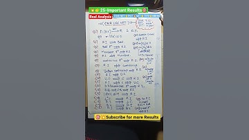 🌟25-V.V.I. Results 🌟 Real Analysis 🌟CSIR NET💥GATE🌟PGT💥MPSET🌟TIFR