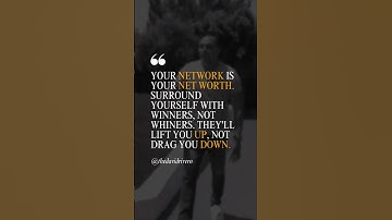 Your network is your networth!