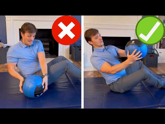 How to Russian Twist without Back Pain 