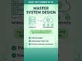 Master System Design | Daily Dev Career Tip #1