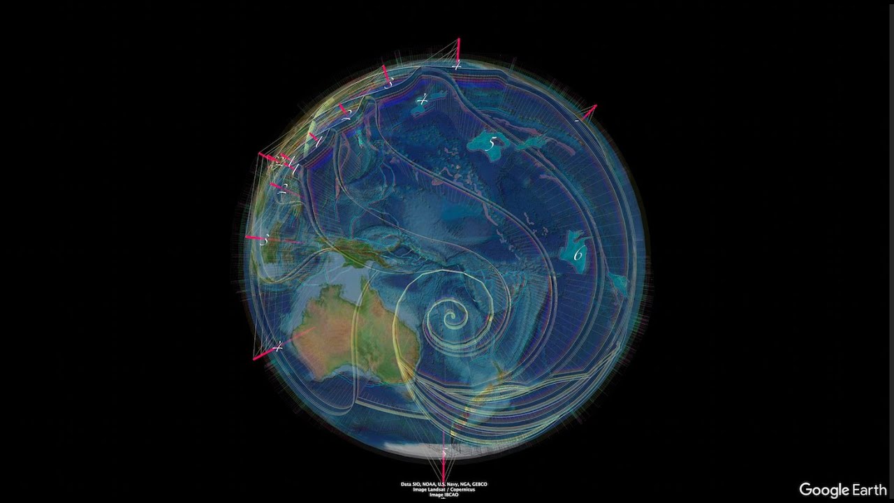What Does Earth's Mantle Flow Pattern Look Like Beneath The Crust?