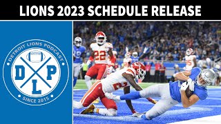 2023 Detroit Lions Schedule Release | Detroit Lions Podcast Reacts screenshot 5