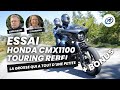 Honda cmx 1100 touring rebel  essai 2023  bonus