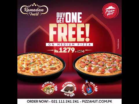 Pizza Hut | Buy 1 Get 1 FREE deal | May 2021 - YouTube