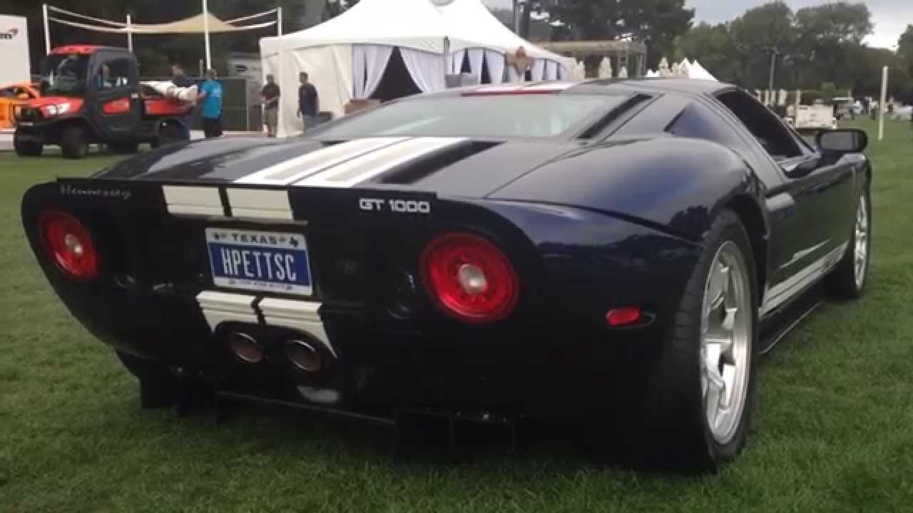Hennessey Ford Gt1000 Startup Exhaust Sound Youtube