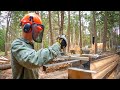 Chainsaw Milling- How it Works.  Granberg Alaskan Small Log Mill G777 #12