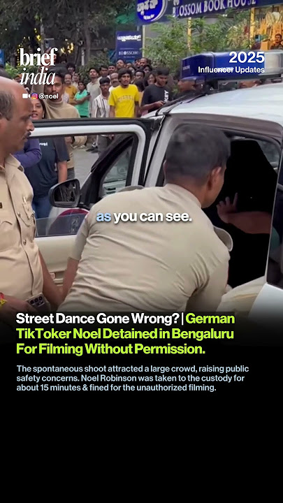 German TikToker Detained in Bengaluru for Filming Without Permission