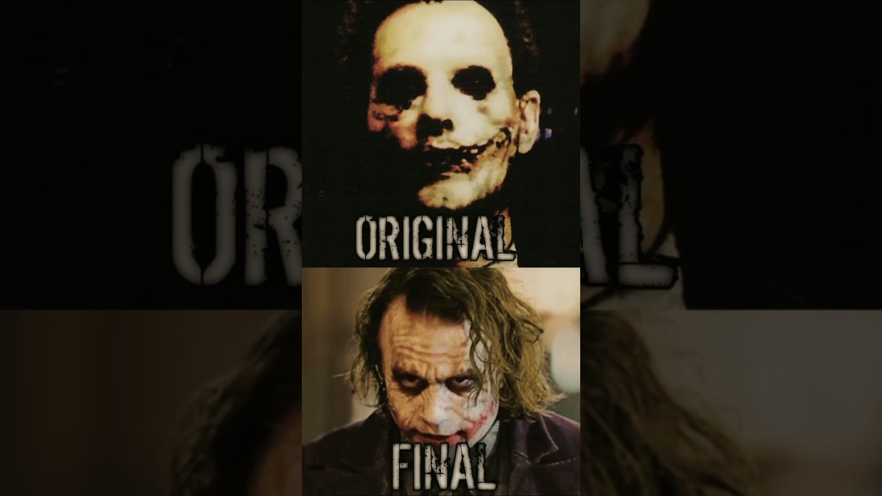 El diseño original del Joker en The Dark Knight es PERTURBADOR💀
