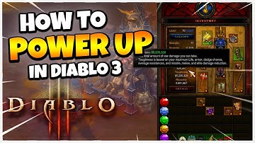 How to Power Up Your Character In Diablo 3 BOOST YOUR GREATER RIFT LEVELS!