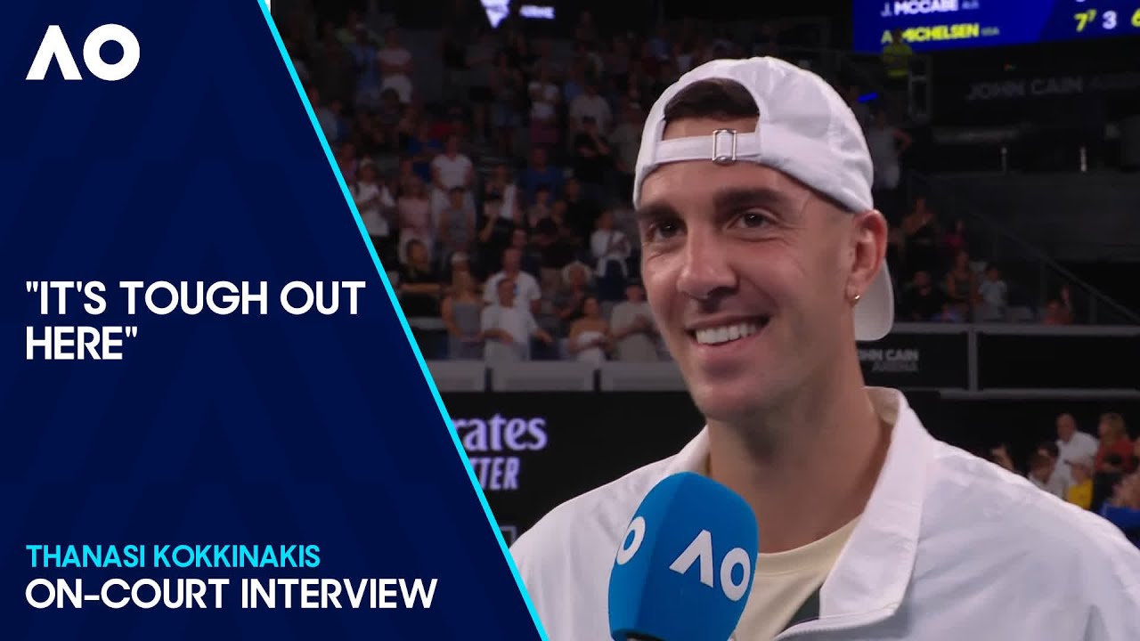 Thanasi Kokkinakis OnCourt Interview Australian Open 2024 First