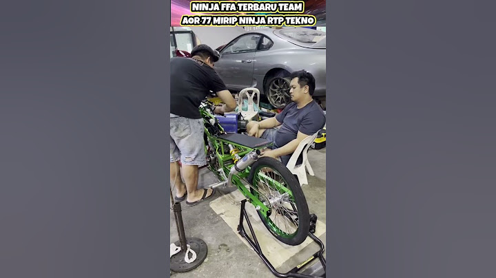 NINJA FFA AOR77 THAILAND WARNA DAN MODELNYA SAMA DENGAN NINJA FFA RTP TEKNO TUNER #teknotuner