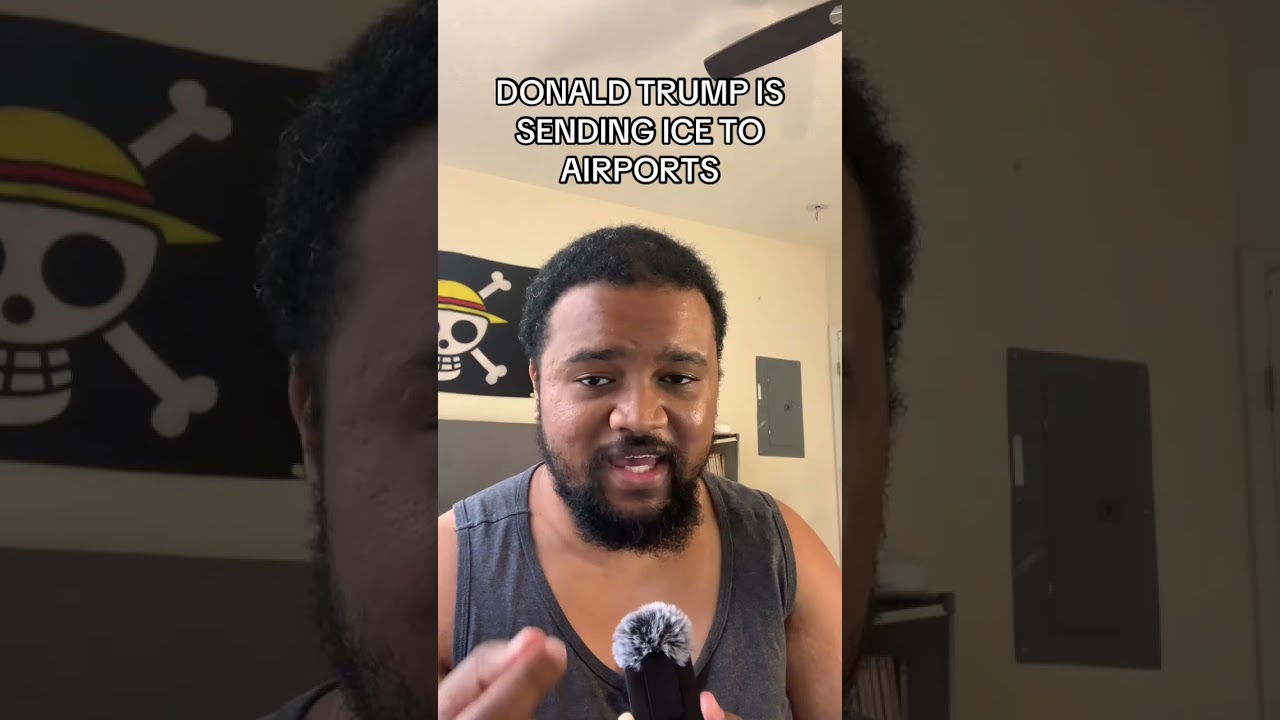 DONALD TRUMP IS SENDING ICE TO AIRPORTS