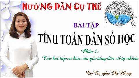 Bài tập tính tỷ suất sinh thô về dân số năm 2024