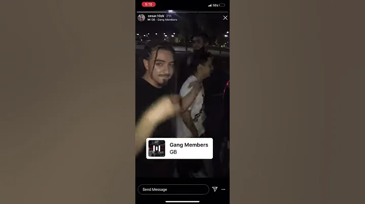 CESAR FROM FRUITRIDGE  INSTA STORY SAME NIGHT AS H...